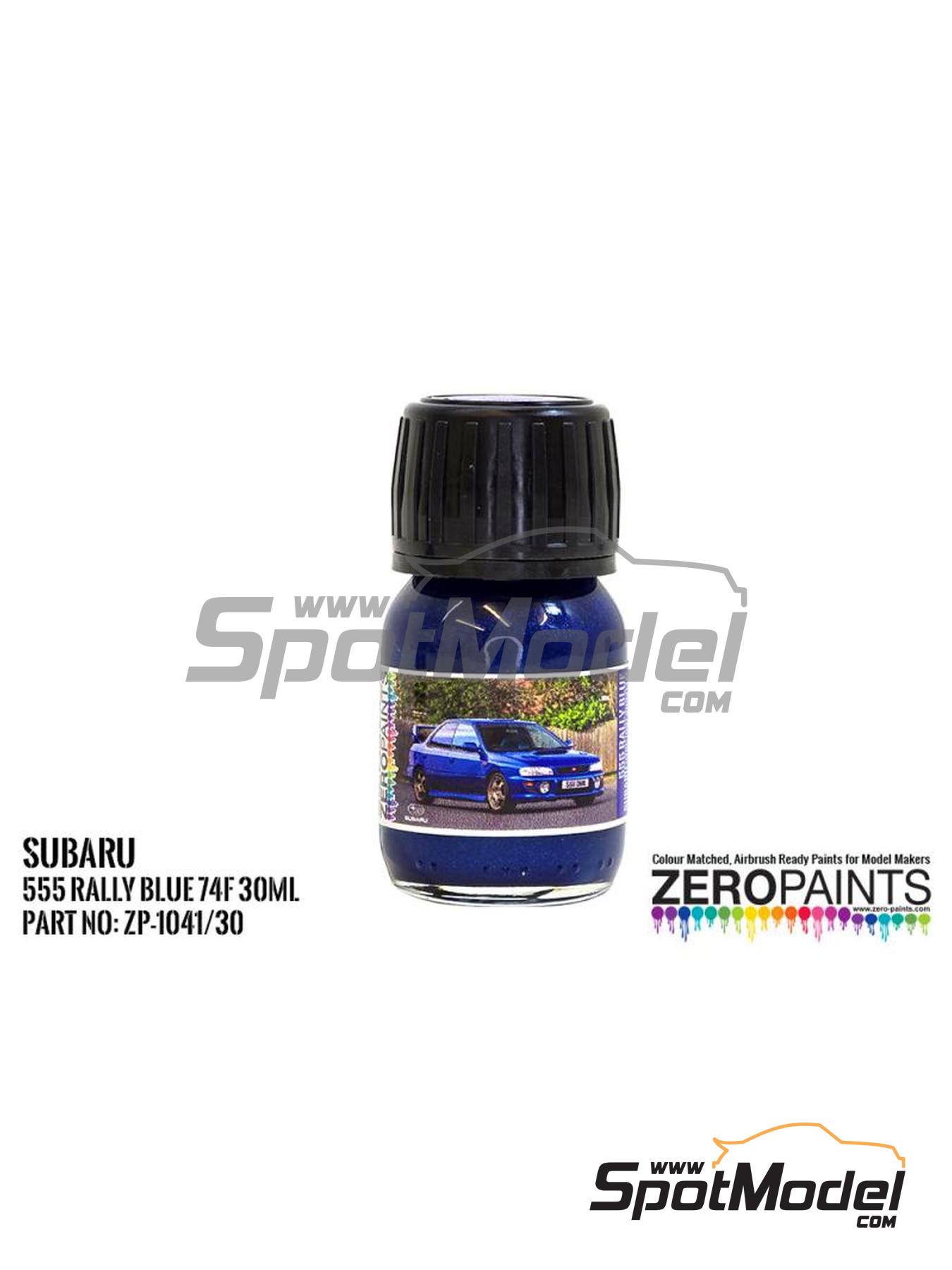 Zero Paints ZP-1041-74F/30: Paint for airbrush Subaru 555 Rally
